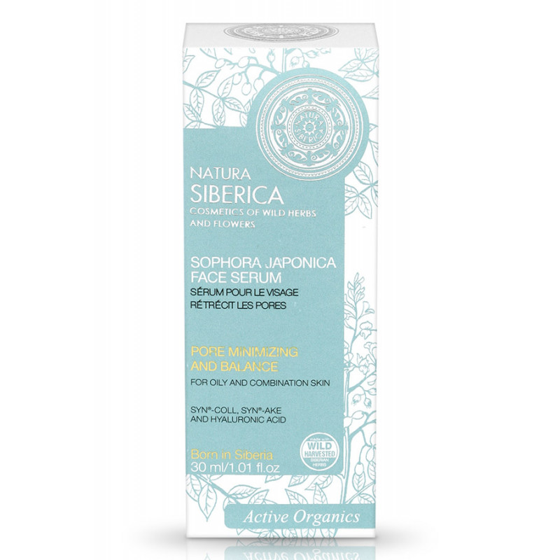 Serum do twarzy Natura Siberica Minimalizujące pory i balansujące (30ml)