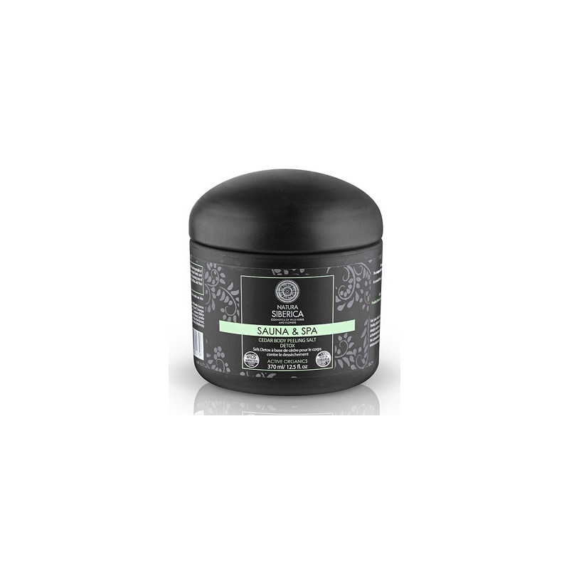 Natura Siberica Sauna & Spa Peeling z Detoxem dla Ciała na Bazie Sól (370ml)