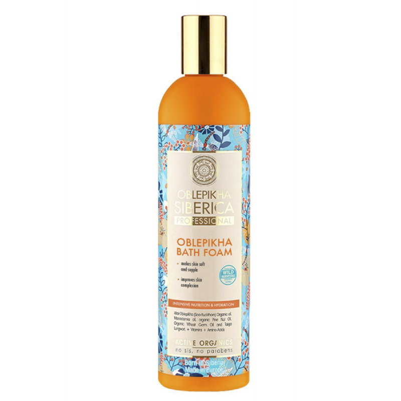 Natura Siberica Oblepikha Pianka do Kąpieli Intensywne Odżywianie i Nawilżanie (550ml)