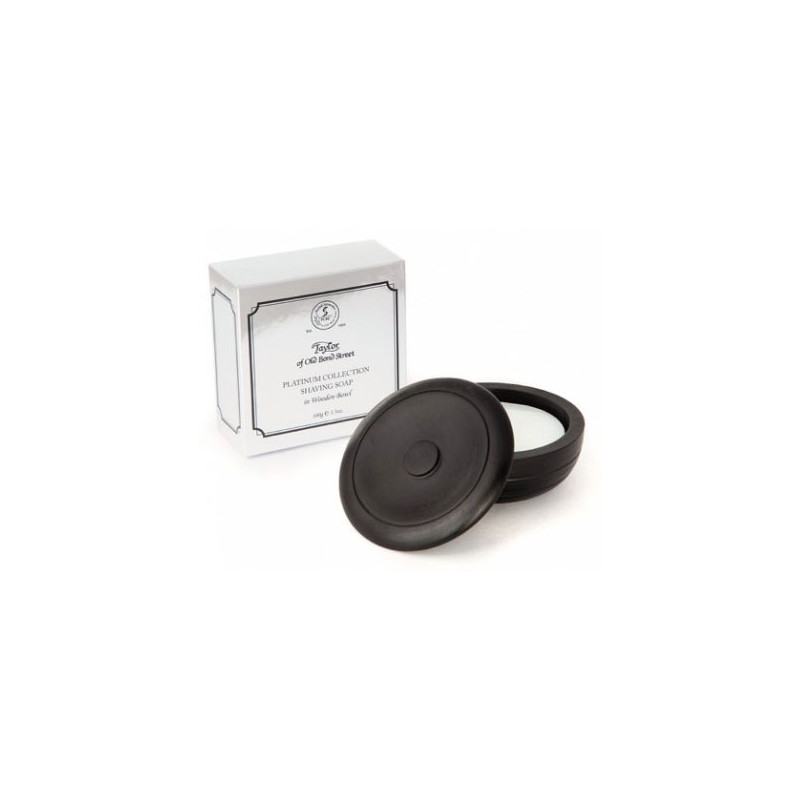 Taylor of Old Bond Street Platynowe Mydło do Golenia w Drewnianej Misce (100g)