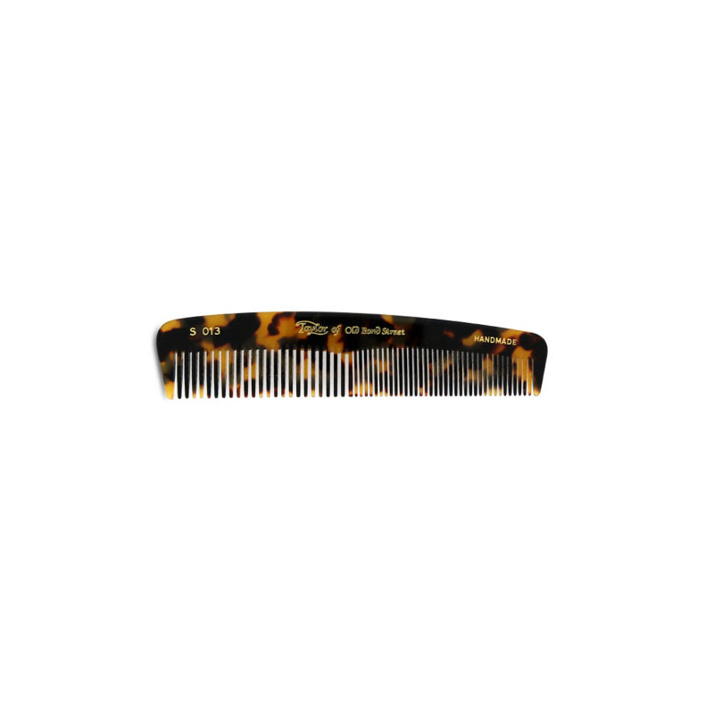 Taylor of Old bond Street Grzebień kieszonkowy z drobnymi/grubymi zębami (16,5cm)