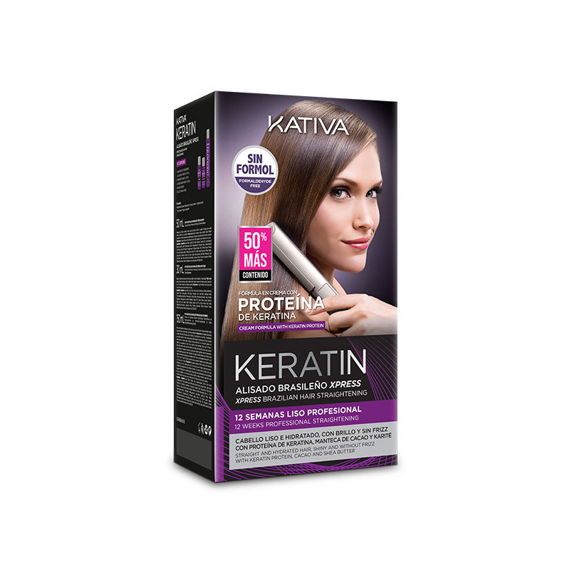 Kativa Xpress Kit Keratynowe Brazylijskie Prostowanie (brazylijskie prostowanie)
