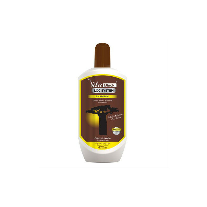 VitaBlack Loc System Szampon Do loków (400ml)