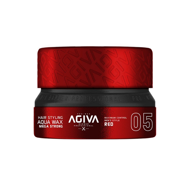 Agiva Aqua Wosk do Stylizacji Włosów Mega Mocny Czerwony 05 (155ml)
