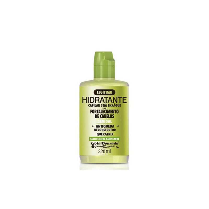 Gota Dourada Queratrix Krem leave-in Przeciw wypadaniu Bez soli (320ml)