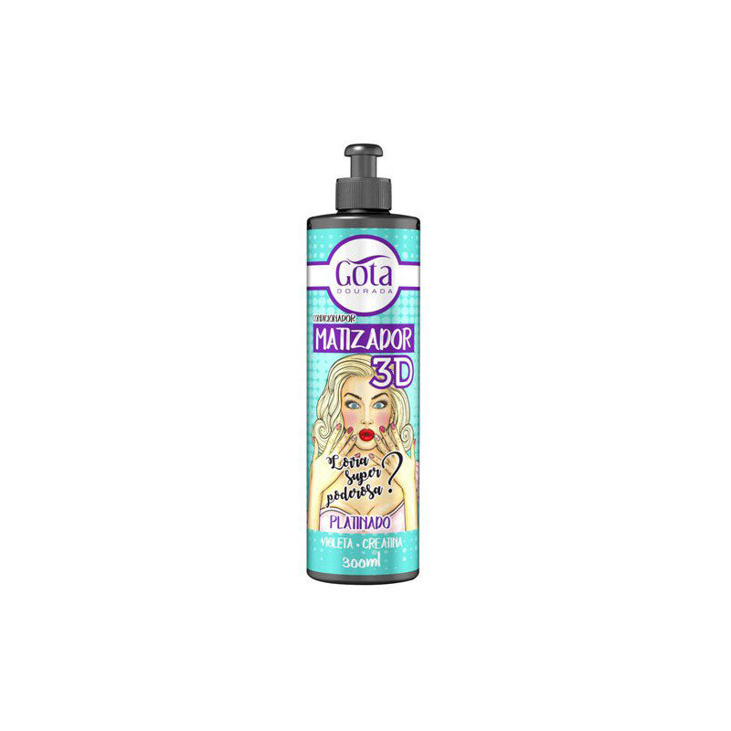 Gota Dourada Matujący 3D Platynowy (300ml)