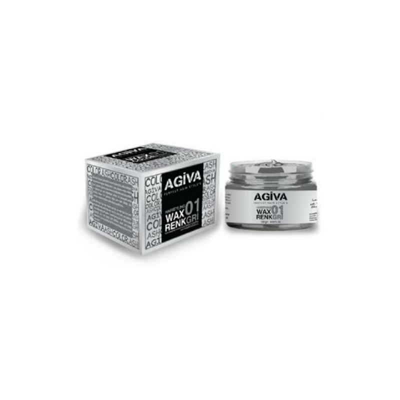Agiva Wosk Pigmentowy do Włosów 01 Popielaty (120g)