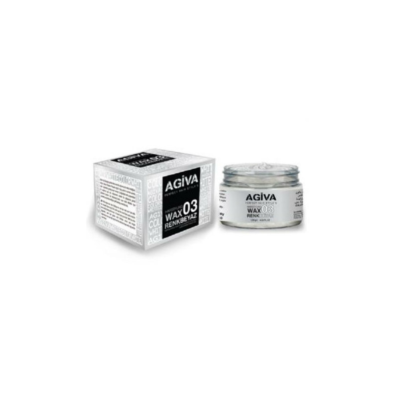 Agiva Wosk pigmentacyjny do włosów 03 Biały (120g)