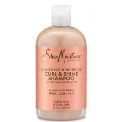 Shea Moisture Szampon do loków i blasku (384ml)