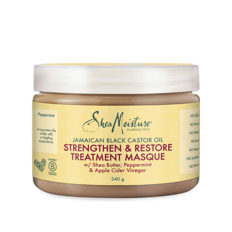 Shea Moisture Wzmacniająca i Przywracająca Maska do Włosów (340g)
