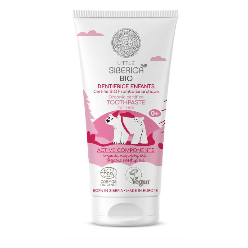Natura Siberica Dziecięca Pasta do Zębów Malina Arktyczna (60g)