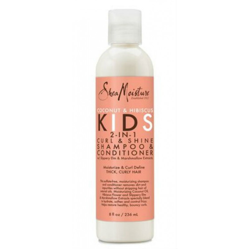 Shea Moisture dla Dzieci 2 w 1 Szampon i Odżywka do Loków i Blasku (236ml)