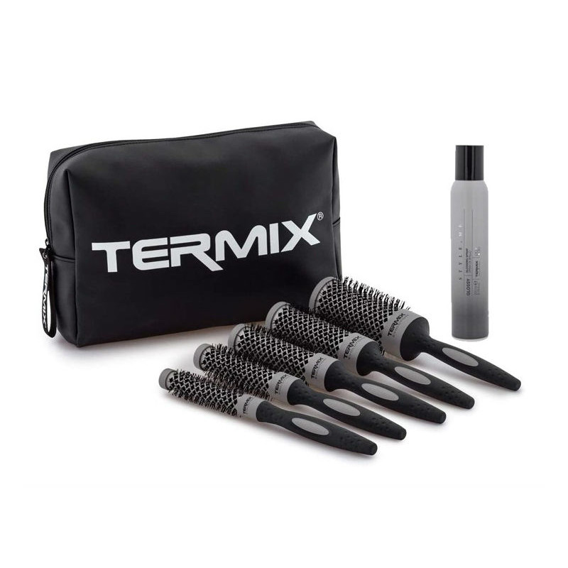 Termix Pack Brush Evo Basic 5Uds + Shine Spray