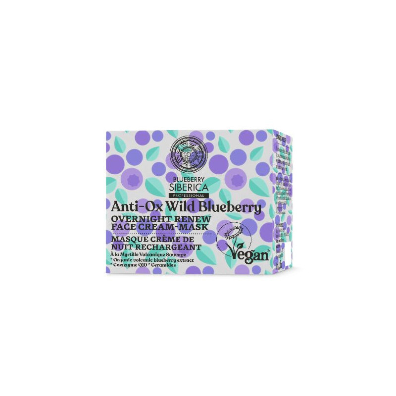 Natura Siberica Borówkowa Nocna Odnawiająca Krem-Maska do Twarzy (50ml)