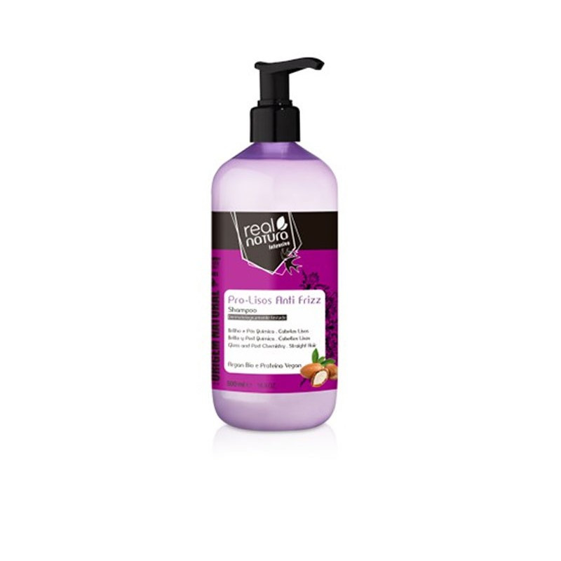 Real Natura Pro-Lisos Przeciw Puszeniu Się Szampon Arganowy (500ml)