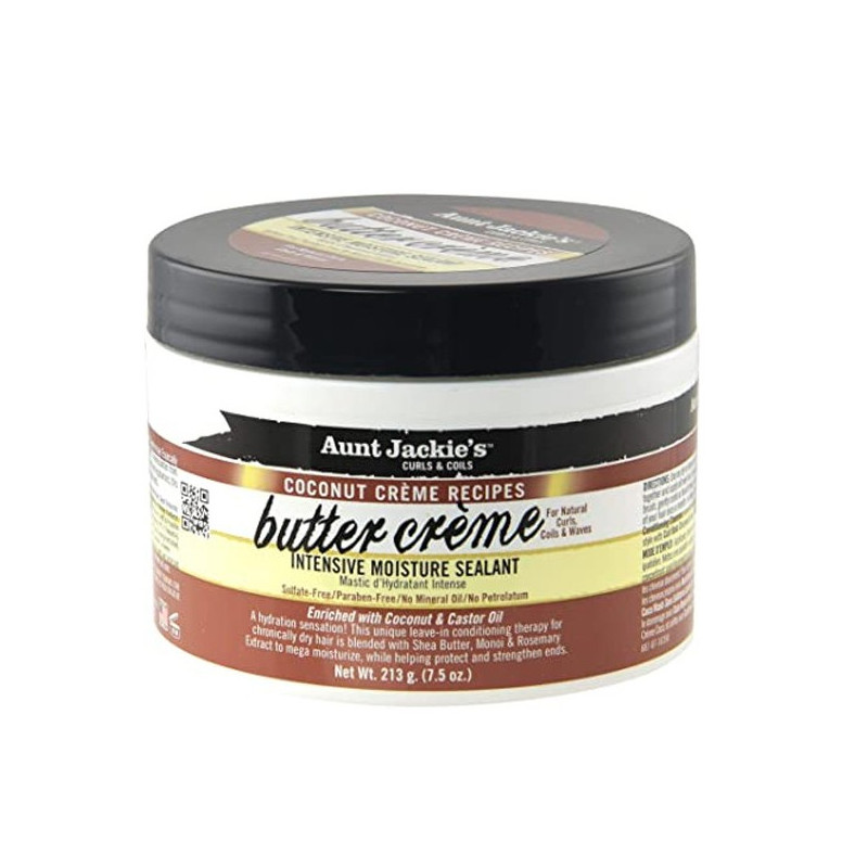 Aunt Jackie's Krem z Masła Kokosowego Intensywny Uszczelniacz Nawilżający (213gr)