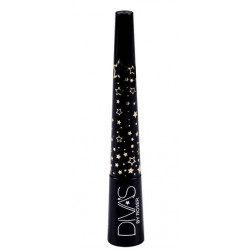 D'Orleac Diva's By Roser Czarny Eyeliner z Brokatem