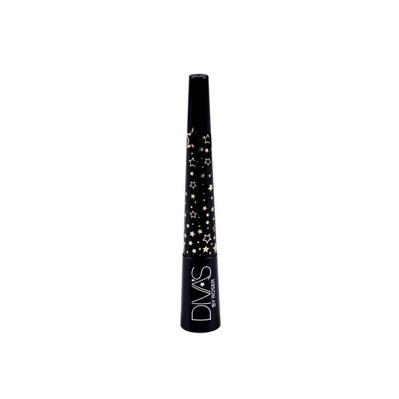 D'Orleac Diva's By Roser Czarny Eyeliner z Brokatem
