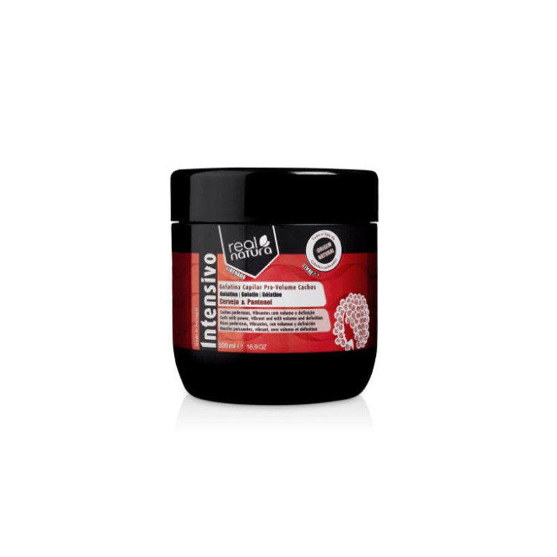 Real Natura Pro-Volume Cachos Żelatyna do włosów (500ml)