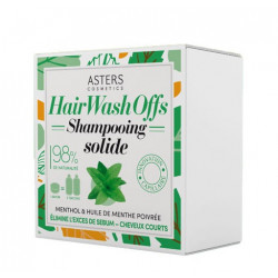 Asters Cosmetics Szampon w kostce Mentol i olejek eteryczny z mięty pieprzowej (100g)