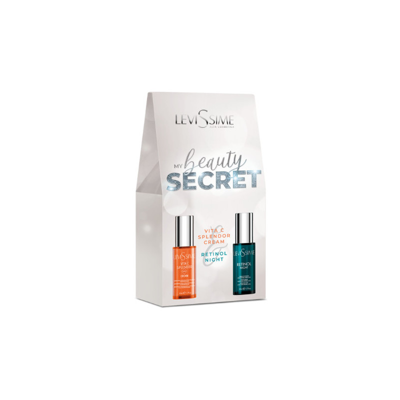 Levissime Mój Sekret Piękna Nocny Retinol + Krem Rozświetlający Vita C