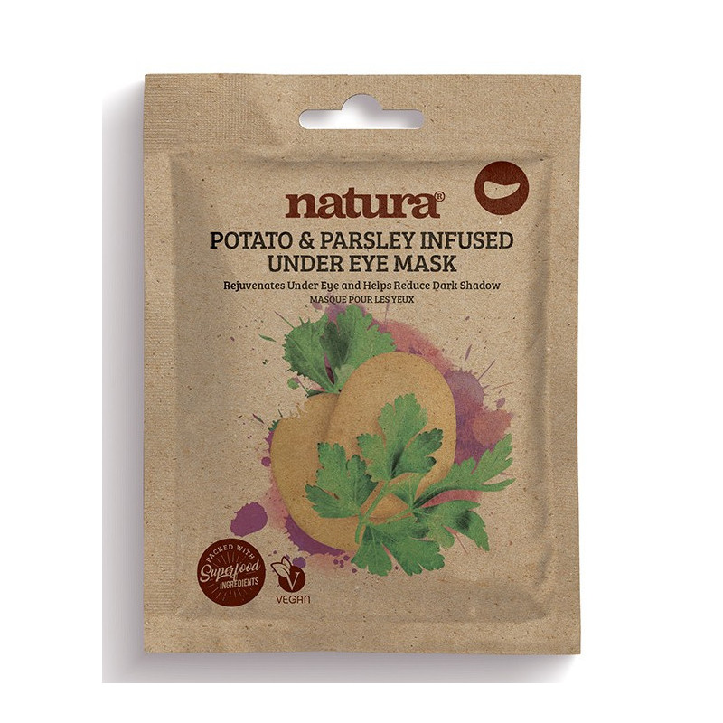Natura Nasączona Ziemniakiem i Pietruszką Maska pod Oczy (3x3,5gr)
