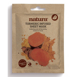 Natura Maska w płachcie nasączona kurkumą (22ml)