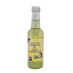 Yari 100% Naturalny Olej Rycynowy i Dziewiczy Olej Kokosowy (250ml)