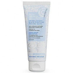 Natura Siberica Czarna Oczyszczająca Maska Peelingująca (75ml)