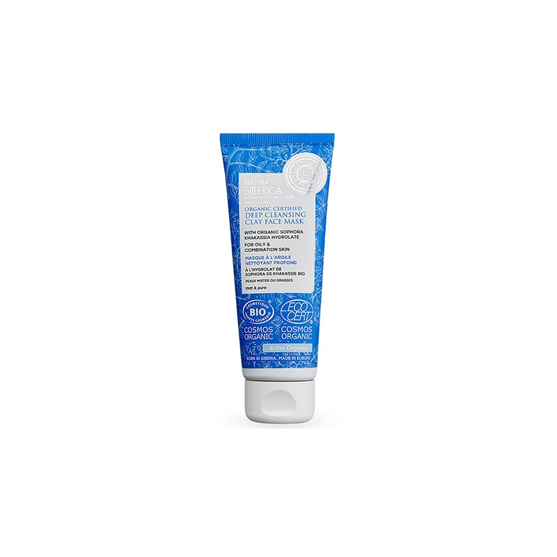 Natura Siberica Głęboko Oczyszczająca Glinkowa Maseczka do Twarzy (75ml)