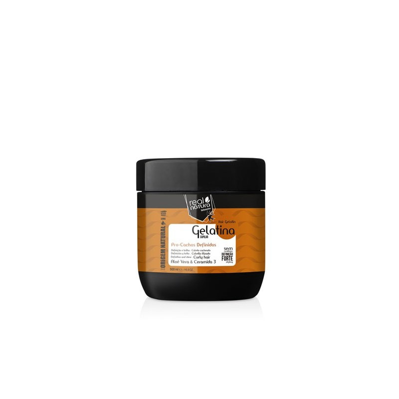 Real Natura Pro-Cachos Definidos Żelatyna (500ml)