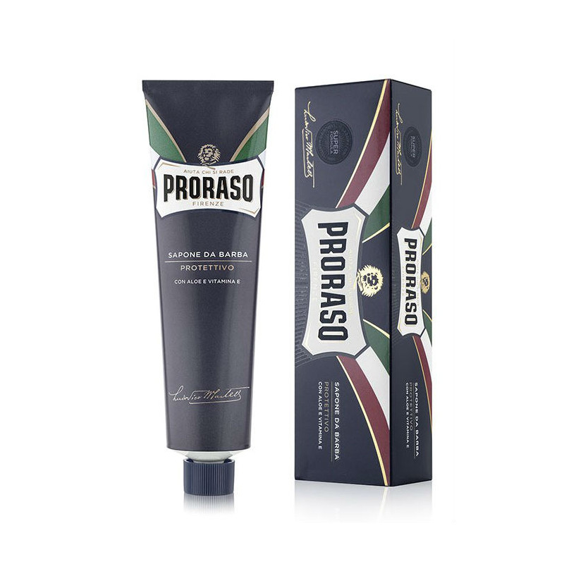 Krem do golenia Proraso Blue Line w tubie Aloe Vera Witamina E (150ml)