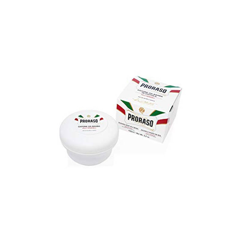 Proraso Biała Linia Mydło do Golenia Zielona Herbata/Owies (150ml)