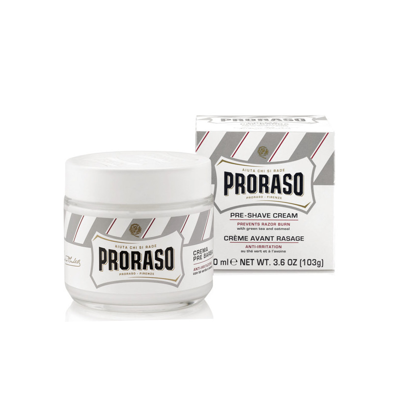 Krem do golenia i po goleniu Proraso White Line Zielona Herbata/Owies (100ml)