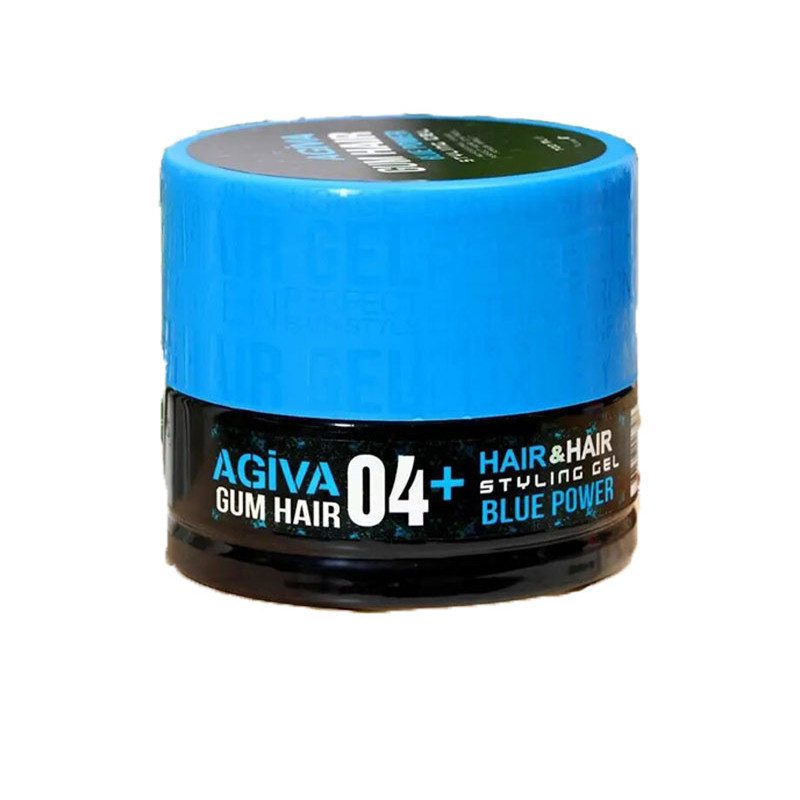 Agiva Stylizujący żel-guma do włosów 04+ Blue Power 700ml