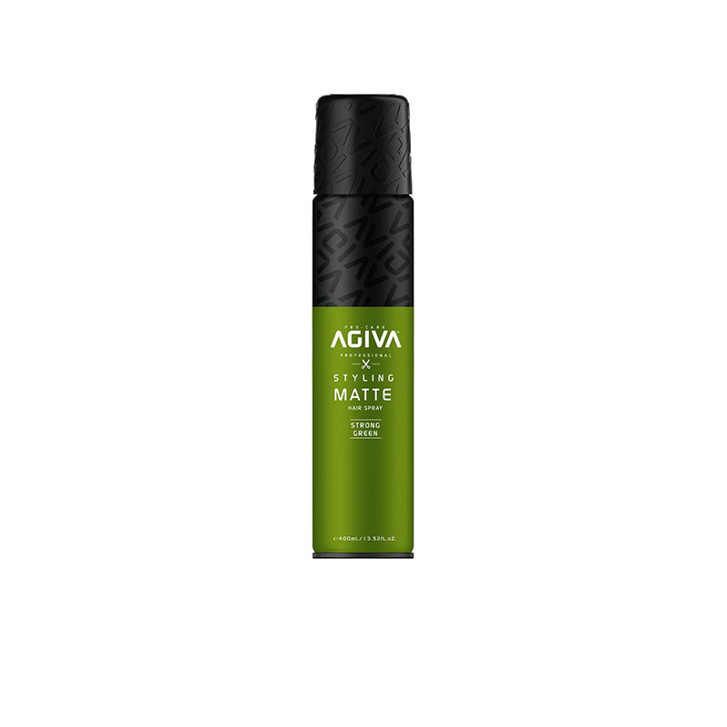 Agiva Stylizacja Matowy Lakier do Włosów Mocny Zielony 400ml