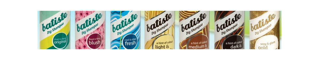 Katalog Batiste suchych szamponów